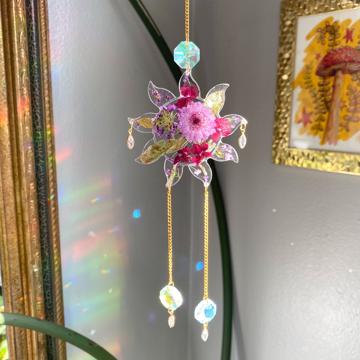 Eternal Floral Sun Catcher