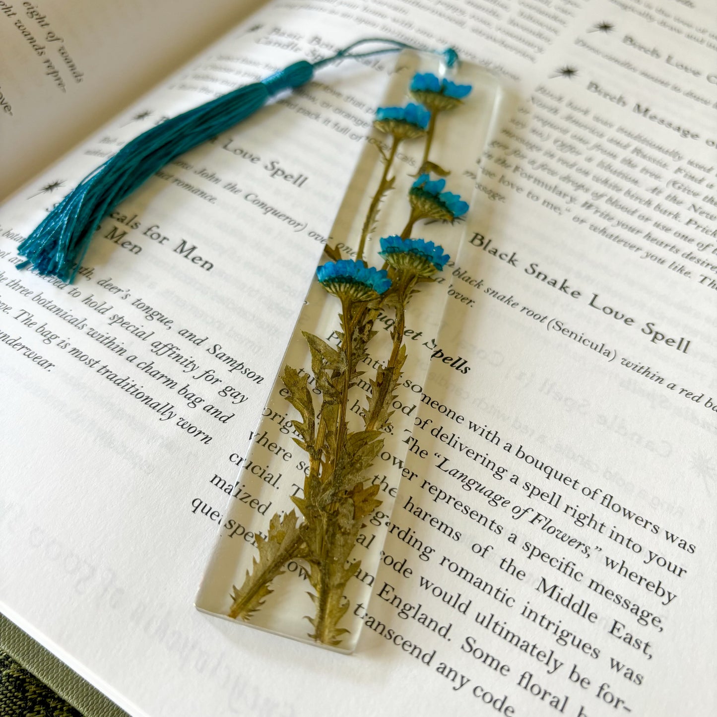 Blue Garden Bookmark